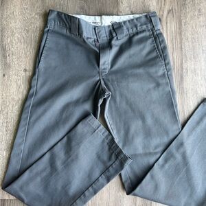 Dickies Gray Slim Straight Work Pants Sz.30